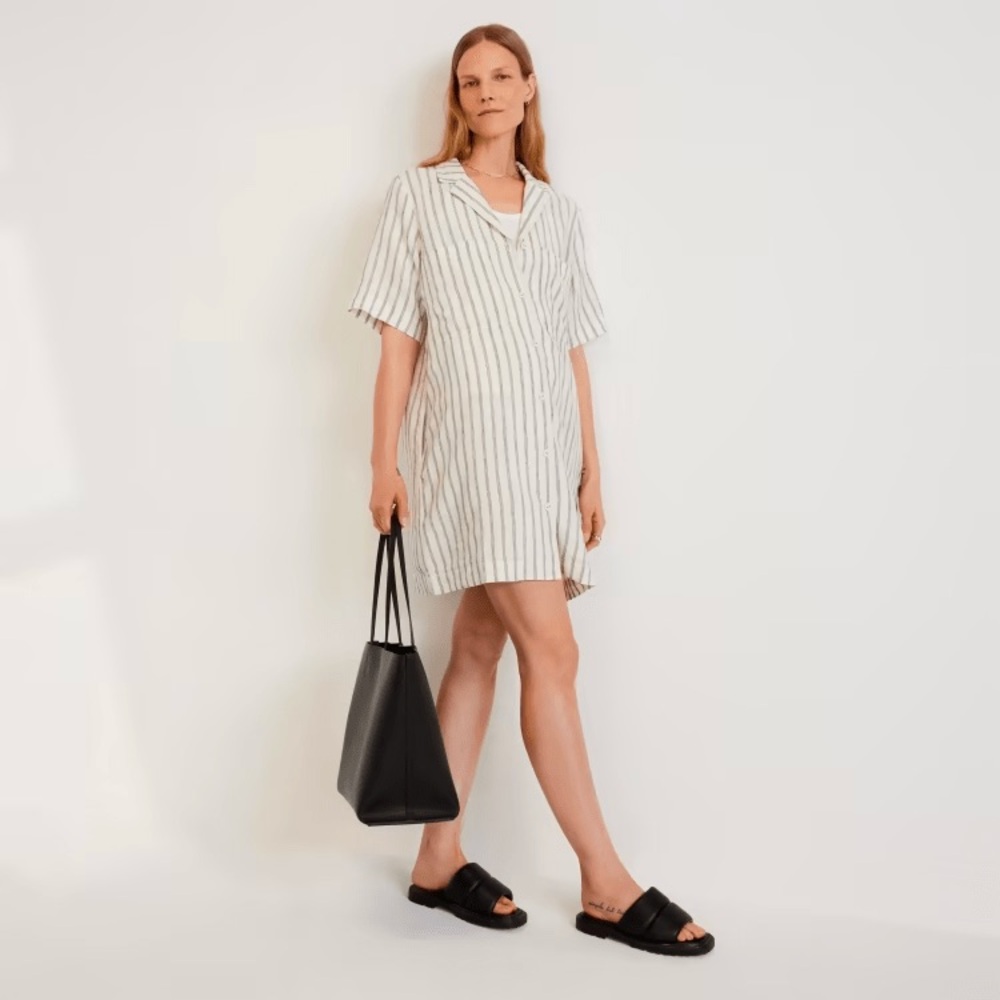 NWOT Everlane Linen Workwear Dress
